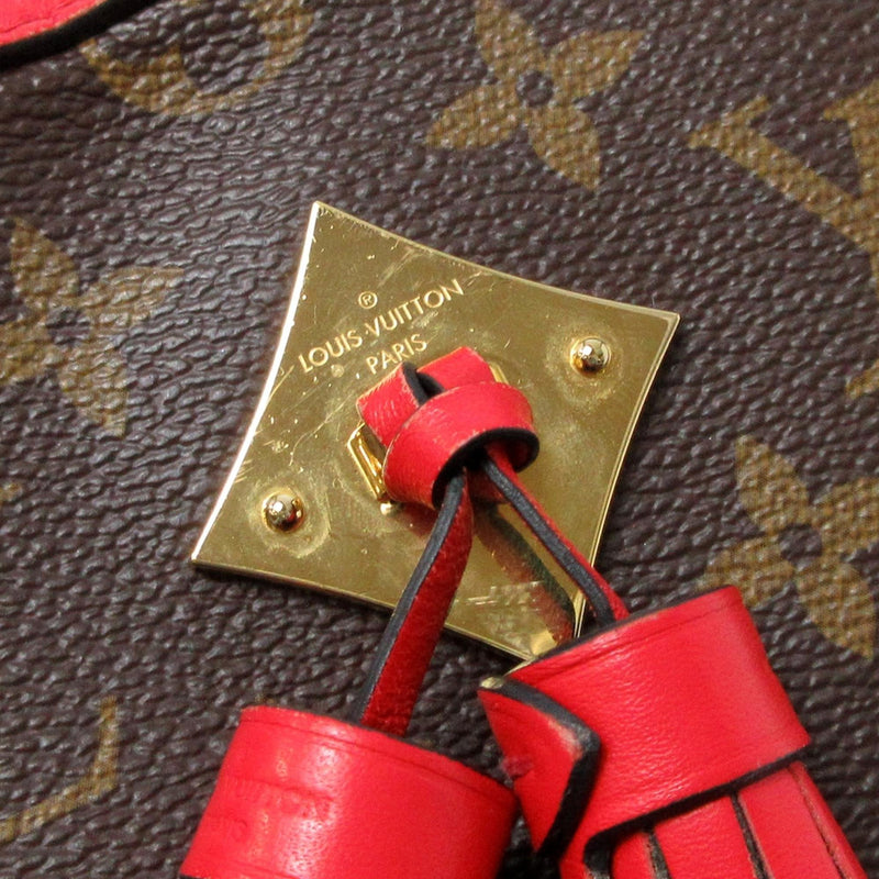 Louis Vuitton Red Monogram Saintonge