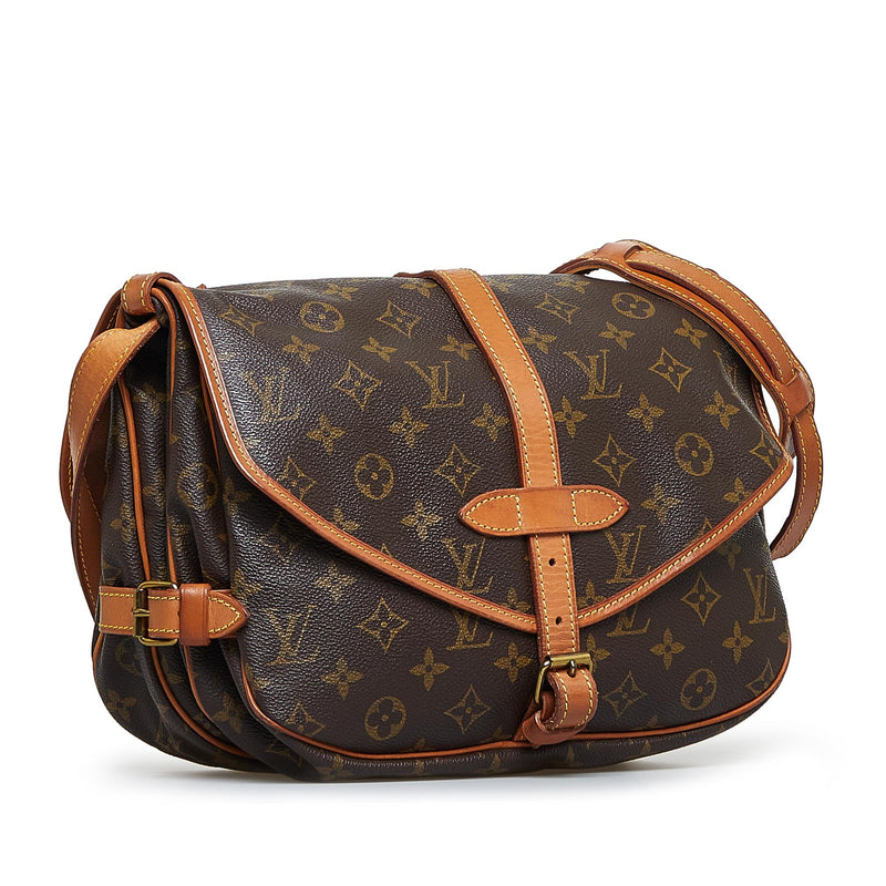 Louis Vuitton Monogram Saumur 30 (SHG-HMudzs)