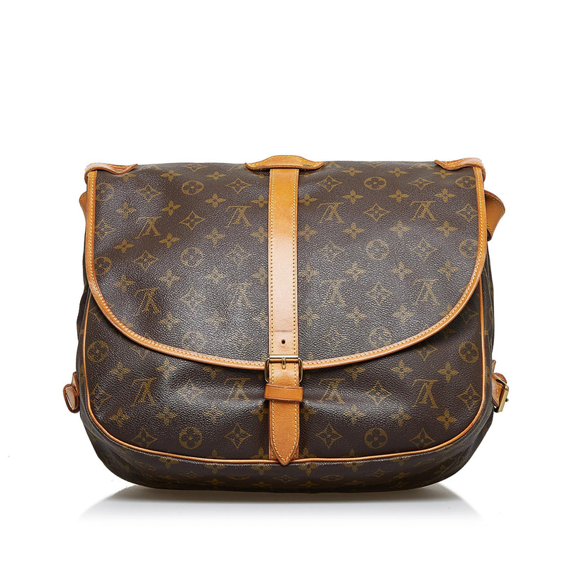 Louis Vuitton Monogram Saumur 35 (SHG-PiT1cu) – LuxeDH