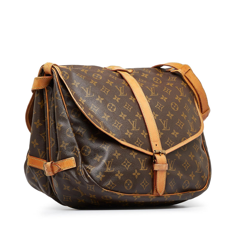 Louis Vuitton Monogram Saumur 35 (SHG-apxx0B) – LuxeDH