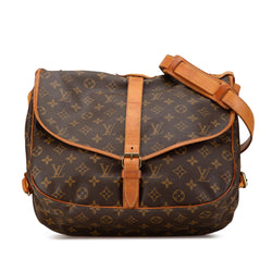 Louis Vuitton Monogram Saumur 35 (SHG-TBJCrr)