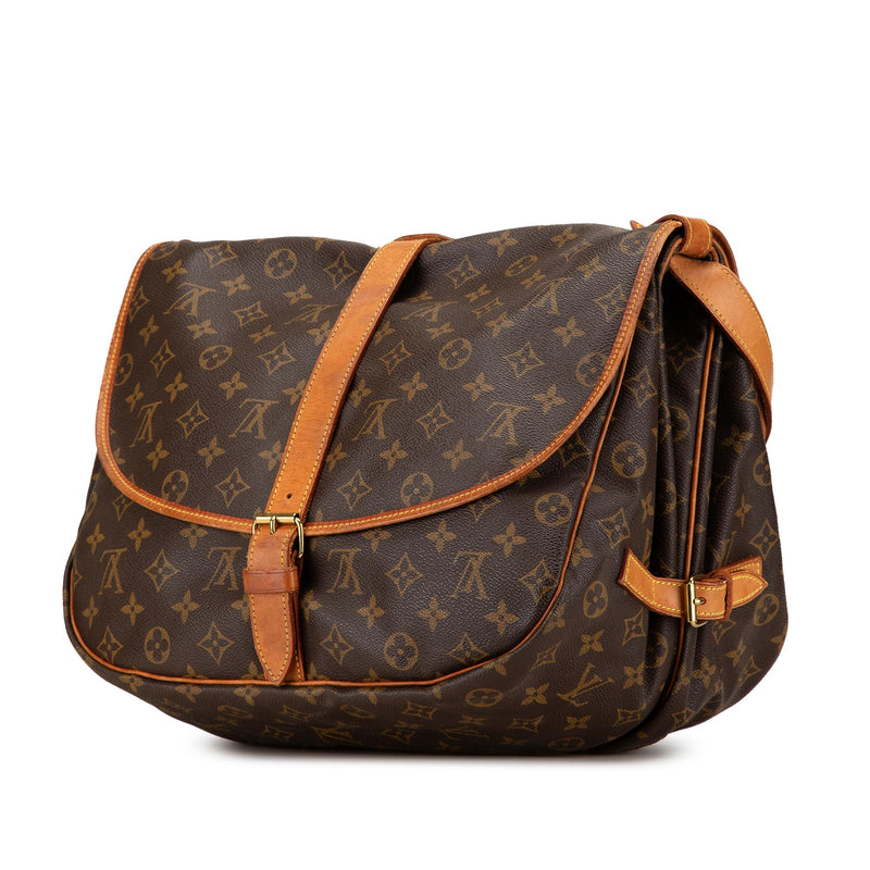 Louis Vuitton Monogram Saumur 35 (SHG-TBJCrr)