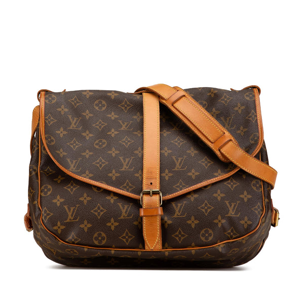 Louis Vuitton Monogram Saumur 35 (SHG-La8286)