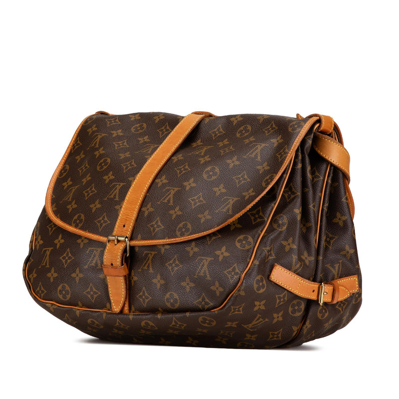 Louis Vuitton Monogram Saumur 35 (SHG-La8286)