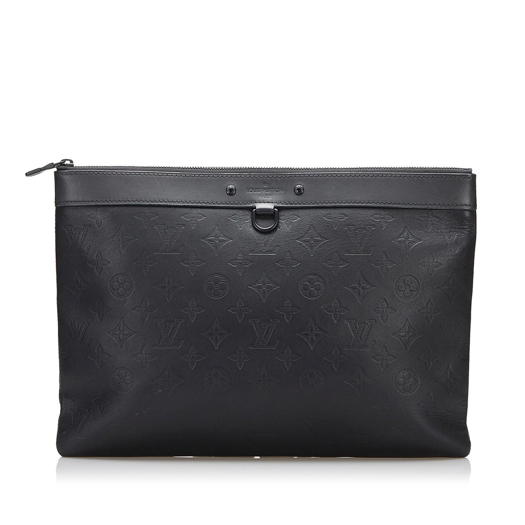 Shop Louis Vuitton Discovery Monogram Street Style Leather Logo