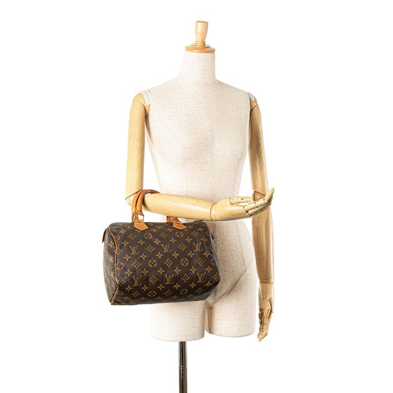 Louis Vuitton Monogram Speedy 25 (SHG-5q92tQ)