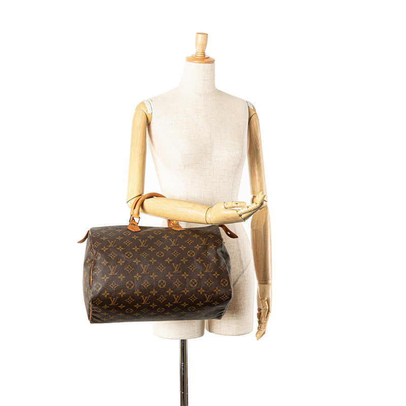 Louis Vuitton Monogram Speedy 35 (SHG-GyNeBN)