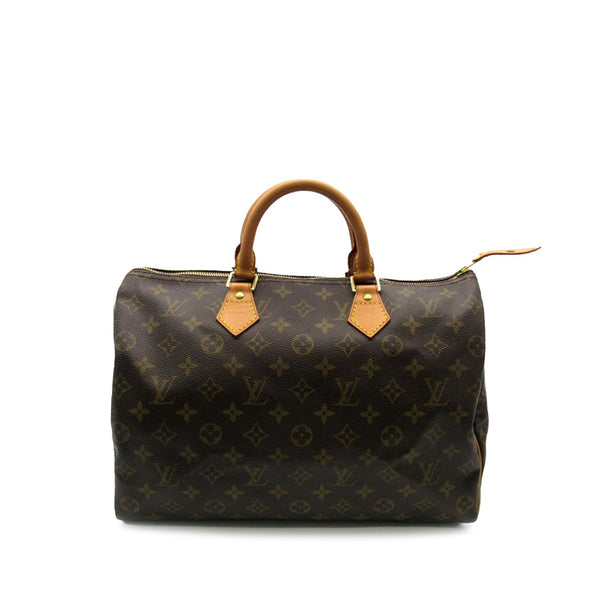 Louis Vuitton Monogram Speedy 35 (SHG-IofOBV)