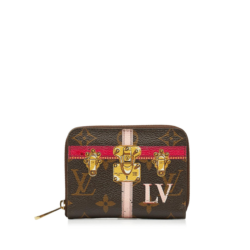 Louis Vuitton Monogram Summer Trunks Zippy Coin Purse (SHG-A4yp0h