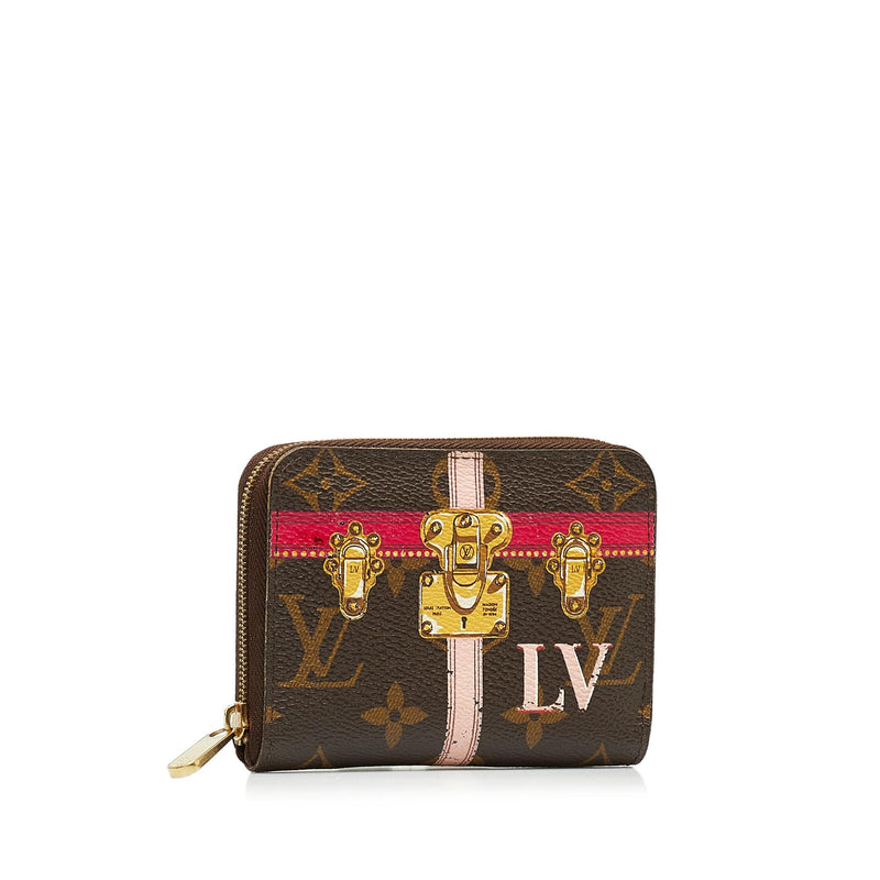 Louis Vuitton Monogram Summer Trunks Zippy Coin Purse (SHG-A4yp0h