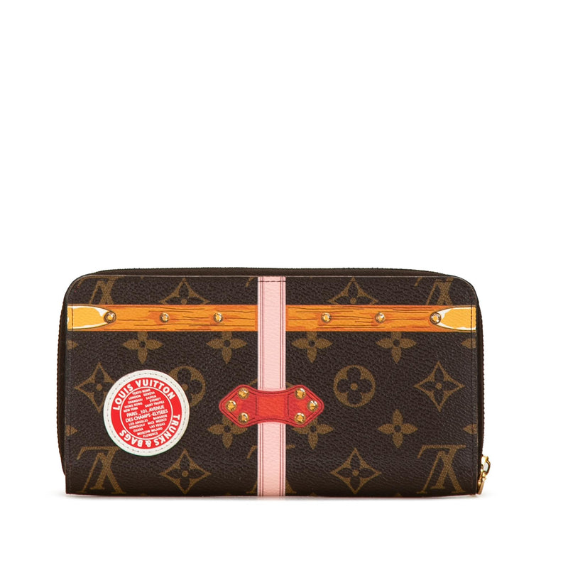 Louis Vuitton Monogram Summer Trunks Zippy Long Wallet (SHG-sIid0C)