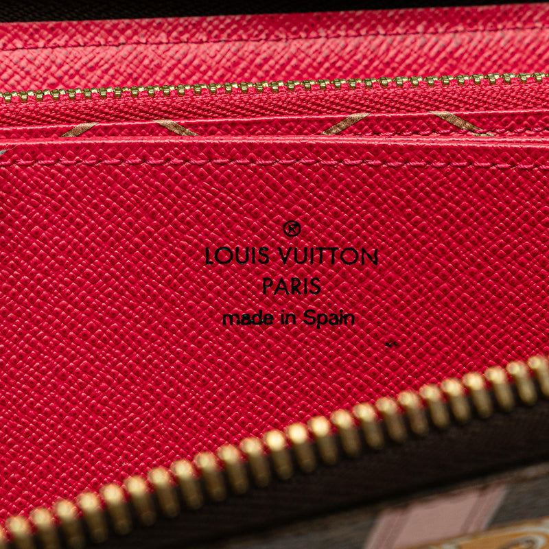 Louis Vuitton Monogram Summer Trunks Zippy Long Wallet (SHG-sIid0C)