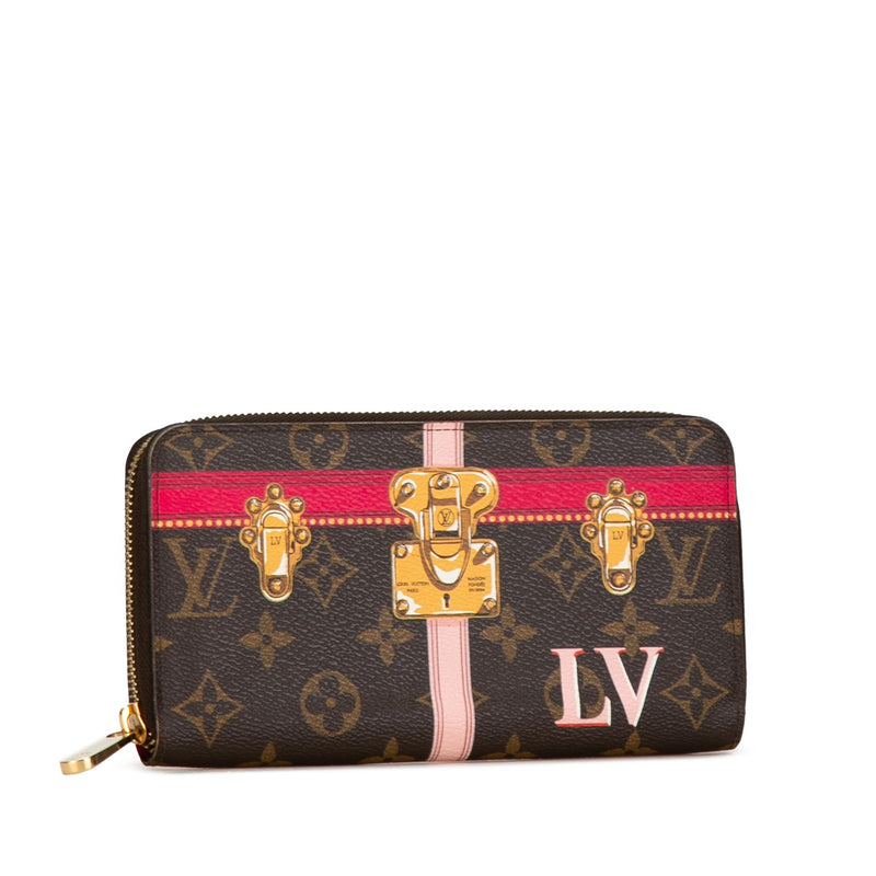 Louis Vuitton Monogram Summer Trunks Zippy Long Wallet (SHG-sIid0C)