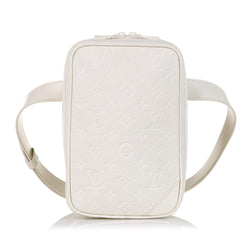 Louis Vuitton 2018 Pre-owned Taurillon Utility Belt Bag - White