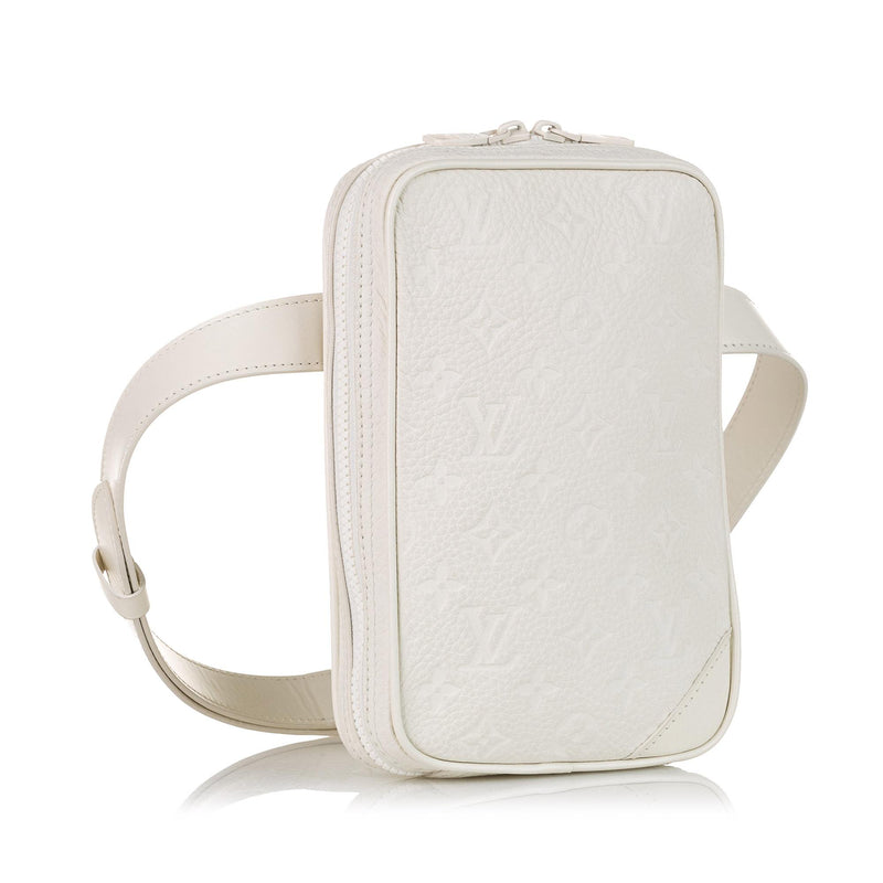 Louis Vuitton 2018 Pre-owned Taurillon Utility Belt Bag - White