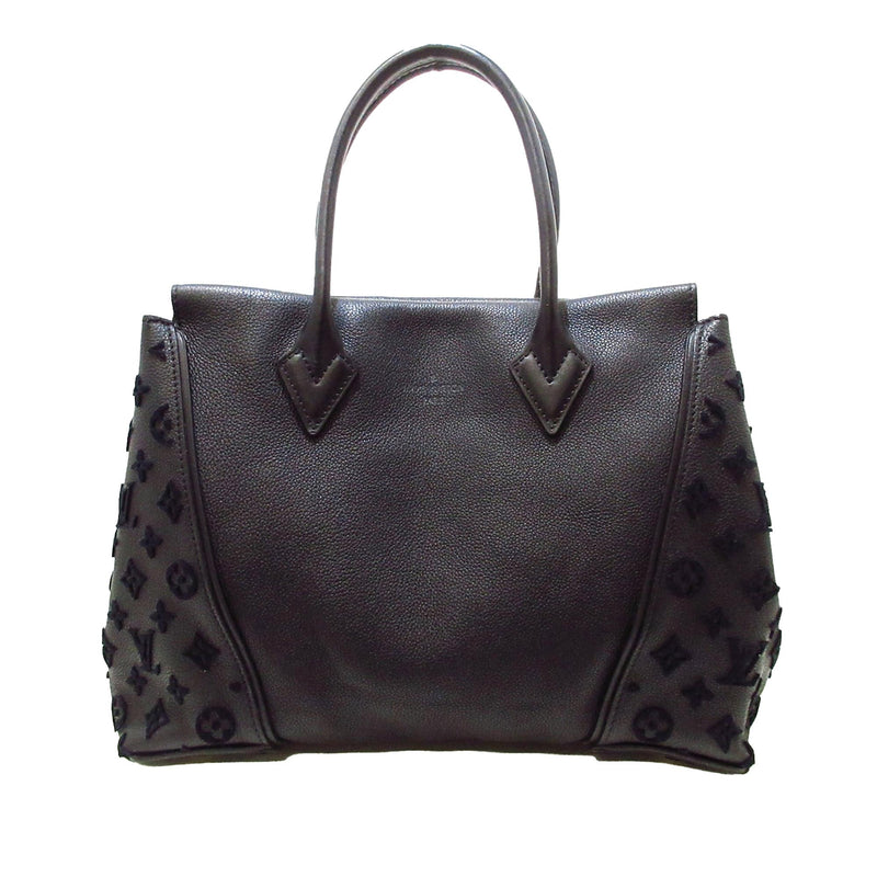 Louis Vuitton W PM Tote Black Veau Cachemire