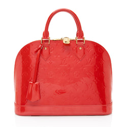 Louis Vuitton Monogram Vernis Alma PM Satchel (SHF-UICxem)