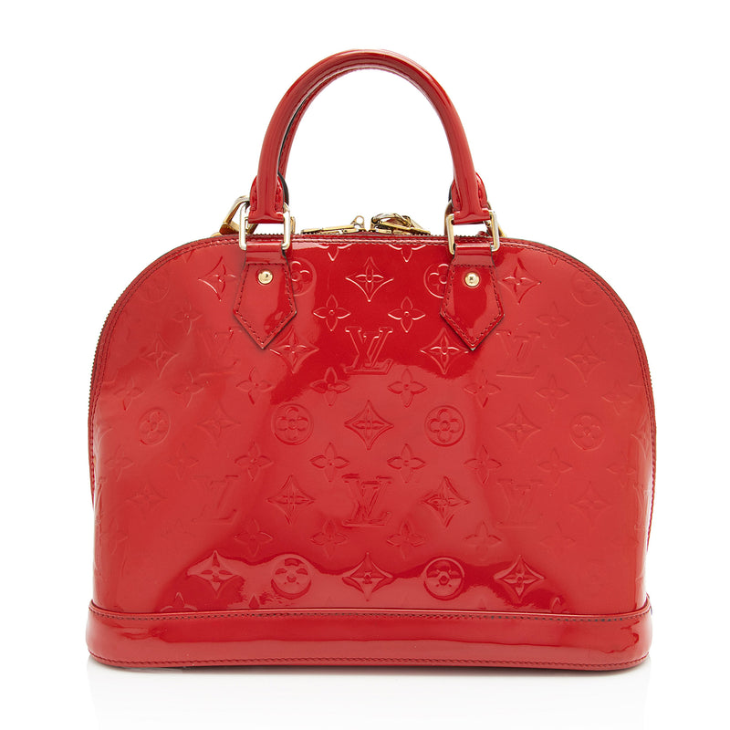 Louis Vuitton Monogram Vernis Alma PM Satchel (SHF-0ETwJY)