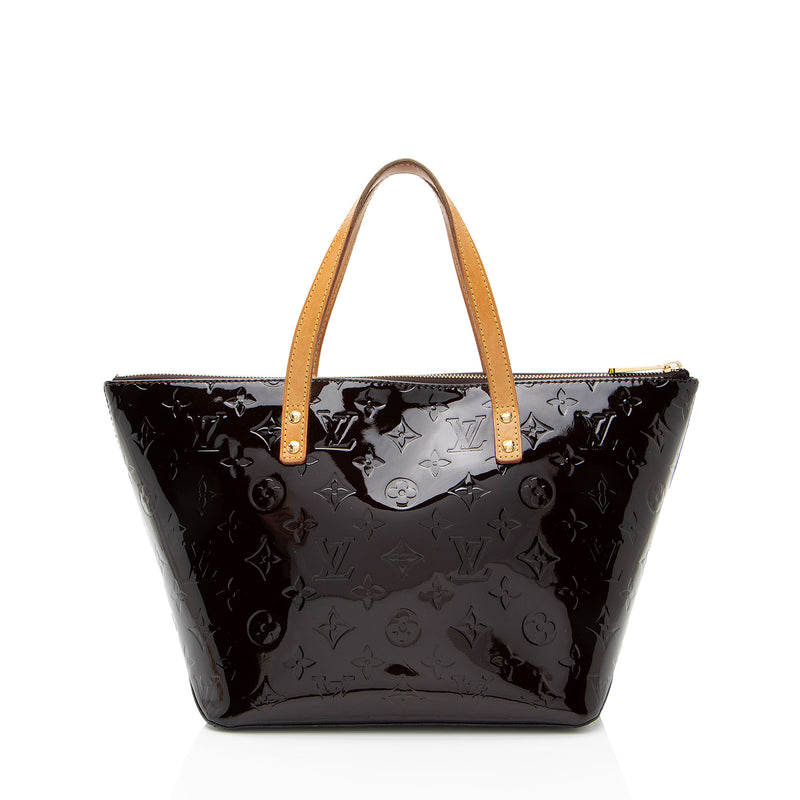 Louis Vuitton Monogram Vernis Bellevue PM Tote (SHF-9iDfKD)