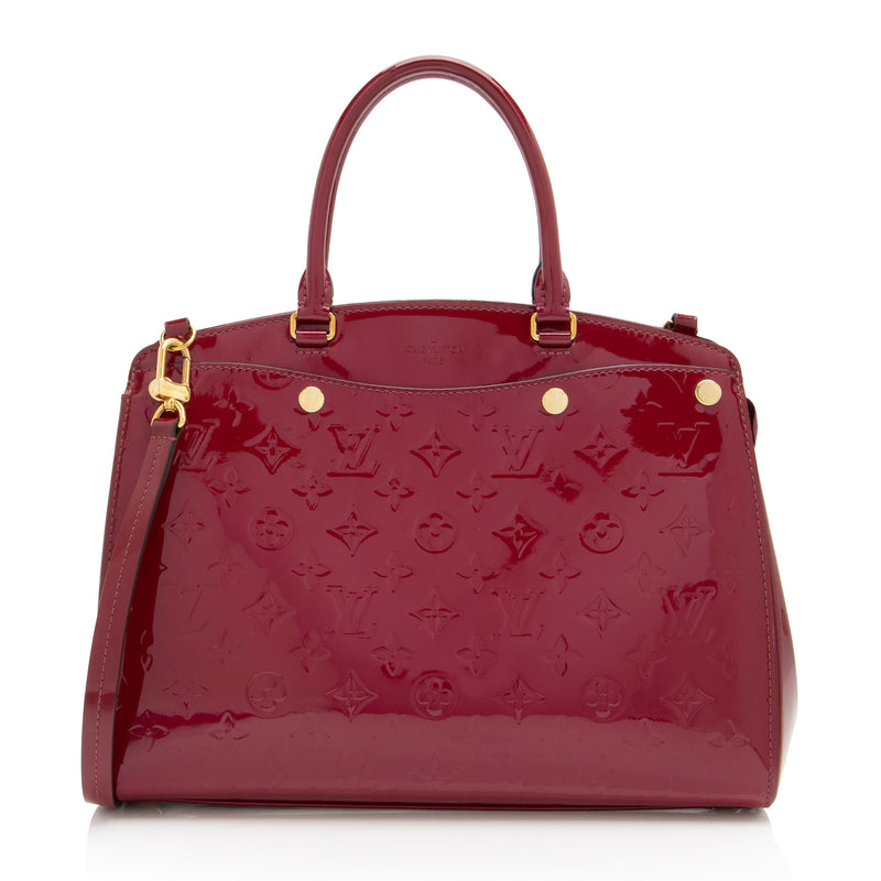 Louis Vuitton Monogram Vernis Brea MM NM Satchel (SHF-cl4UNU)