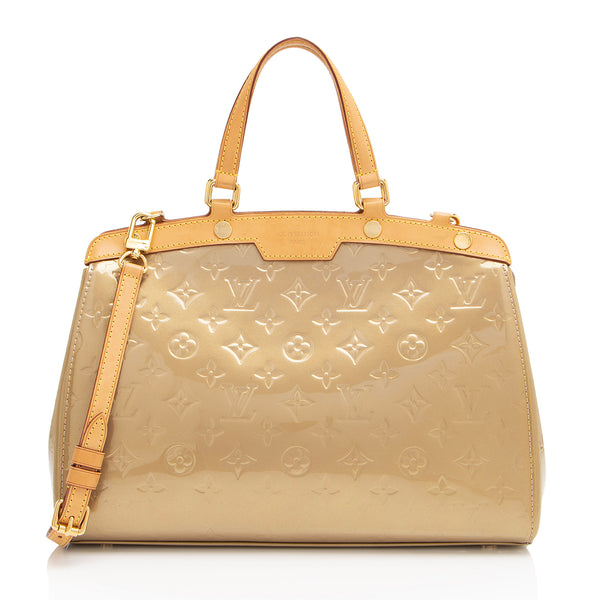 Louis Vuitton Monogram Vernis Brea MM Satchel (SHF-bDLzHC)