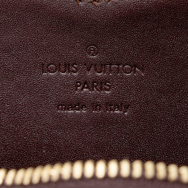 Louis Vuitton Leopard Coeur Heart Monogram Vernis Coin Blanc Corail