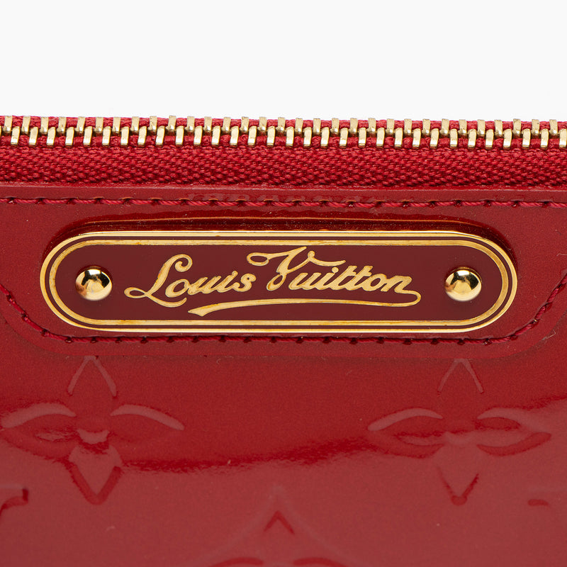 Louis Vuitton Monogram Vernis Key Pouch (SHF-VG7STn)