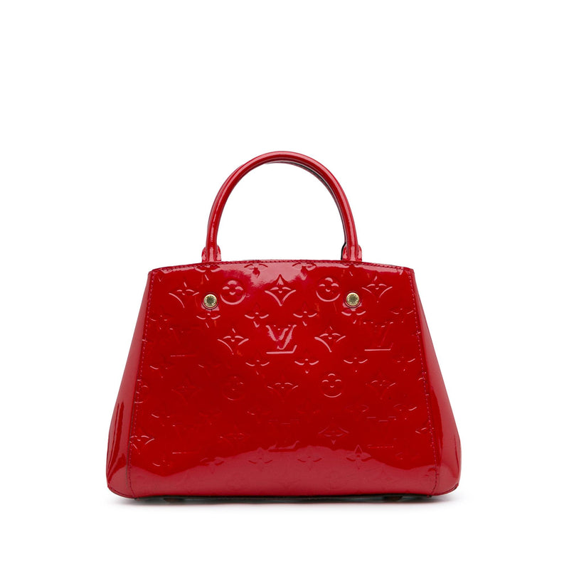 Louis Vuitton Monogram Vernis Montaigne BB (SHG-cjb090)