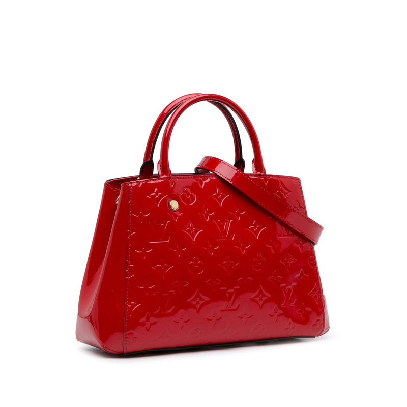 Louis Vuitton Monogram Vernis Montaigne BB (SHG-cjb090)