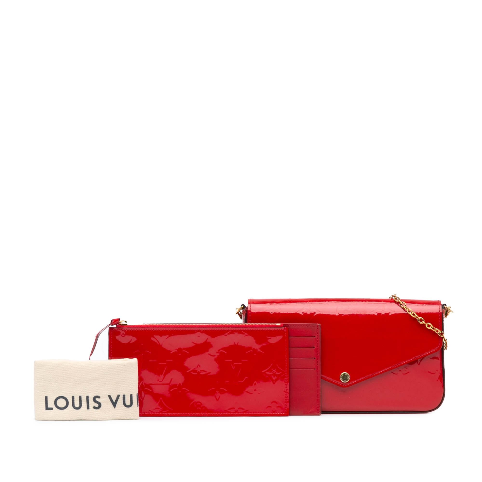 Louis Vuitton Monogram Vernis Pochette Felicie (SHG-BQxHoc)