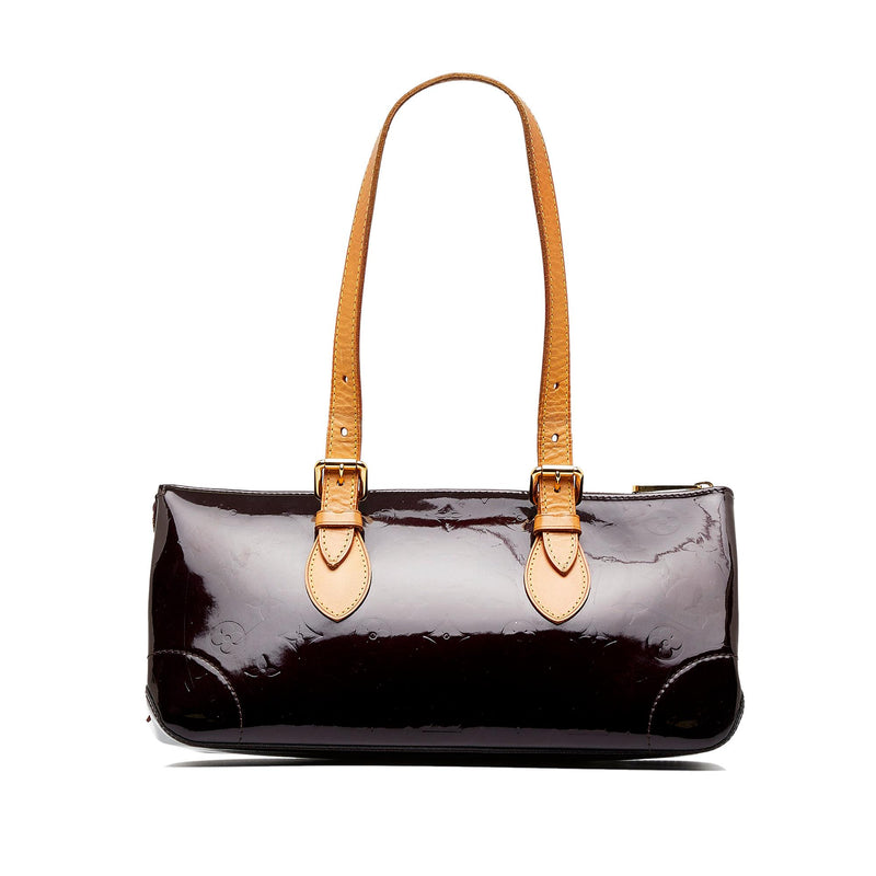 Pre-Owned Louis Vuitton Rosewood Avenue Monogram Vernis Shoulder Bag 