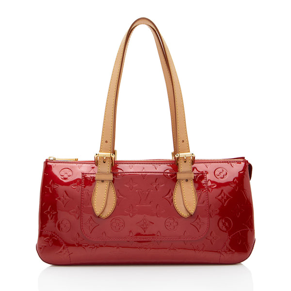 Louis Vuitton Monogram Vernis Rosewood Satchel (SHF-DhyaKM)