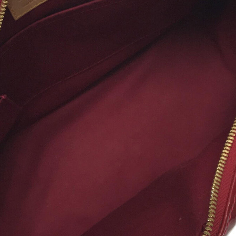 Louis Vuitton Red Vernis Summit Drive Handle Bag