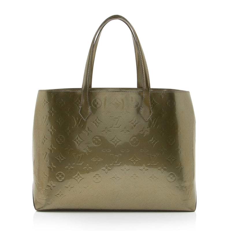 Louis Vuitton Monogram Vernis Wilshire MM Tote (SHF-j1QP0s)