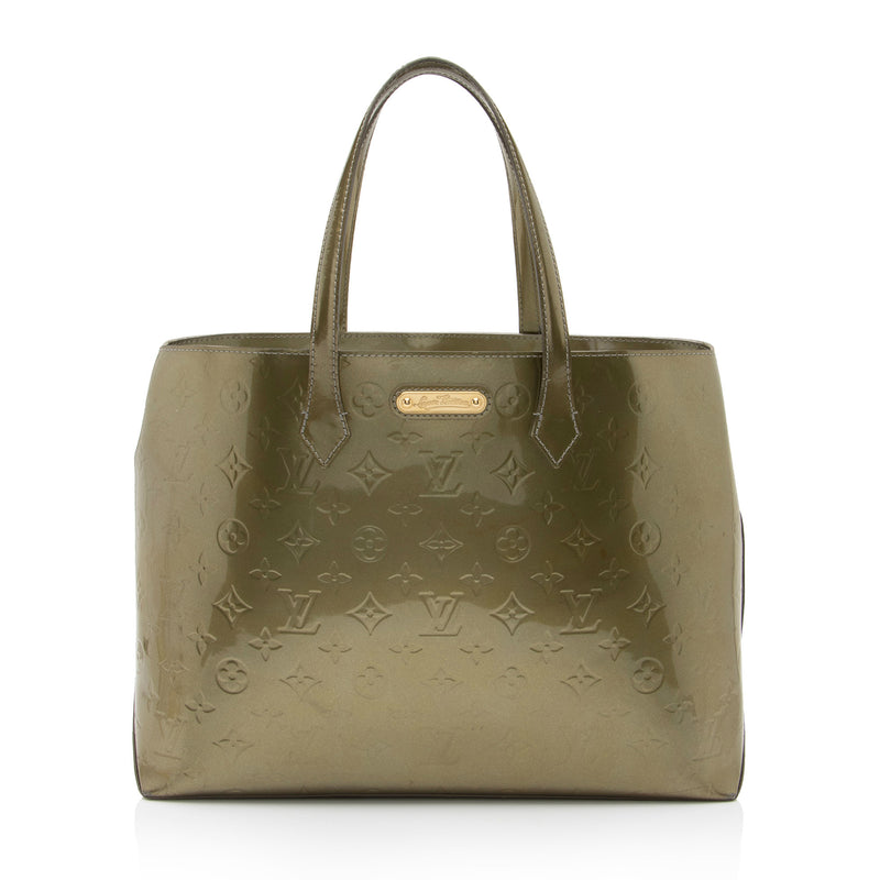 Louis Vuitton Monogram Vernis Wilshire MM Tote (SHF-j1QP0s)