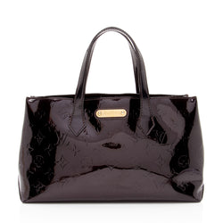 Louis Vuitton Monogram Vernis Wilshire PM Tote (SHF-aVAoXj)