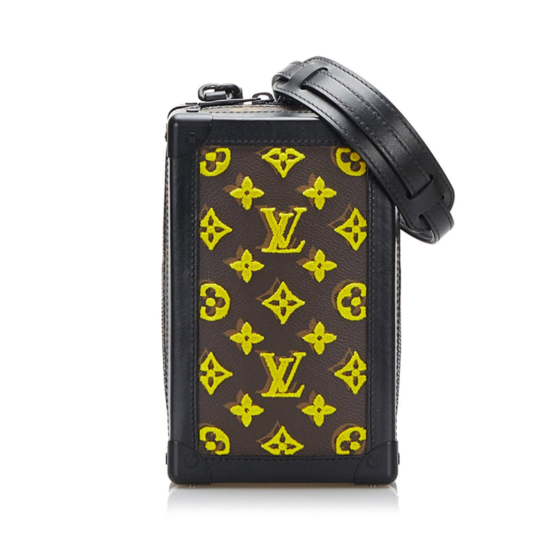 Louis Vuitton Vertical Soft Trunk Monogram Tuffetage Yellow in