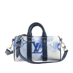 Louis Vuitton Keepall Xs Color Shoulder Bag Handbag Mini Blue