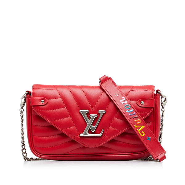 Louis Vuitton New Wave Chain Pochette (SHG-ARaeno)