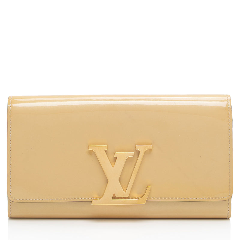 Louis Vuitton Patent Leather Louise Neo Sobe Wallet (SHF-6iBFPy)