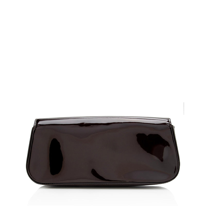 Louis Vuitton Sobe Patent Leather Clutch Bag (SHG-29972)