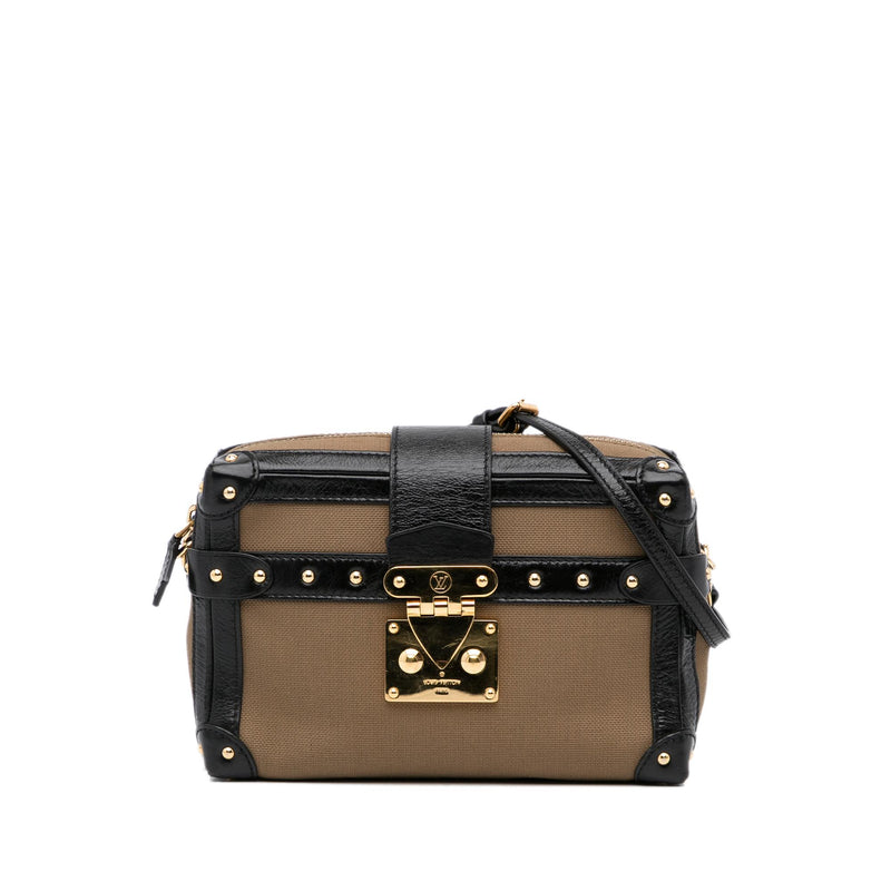 Louis Vuitton Black Petite Malle Soft mm