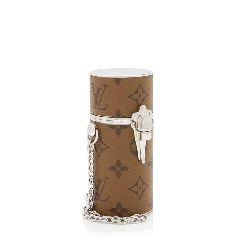 Louis Vuitton Reverse Monogram Canvas Lipstick Case on Chain (SHF-18uDJP)