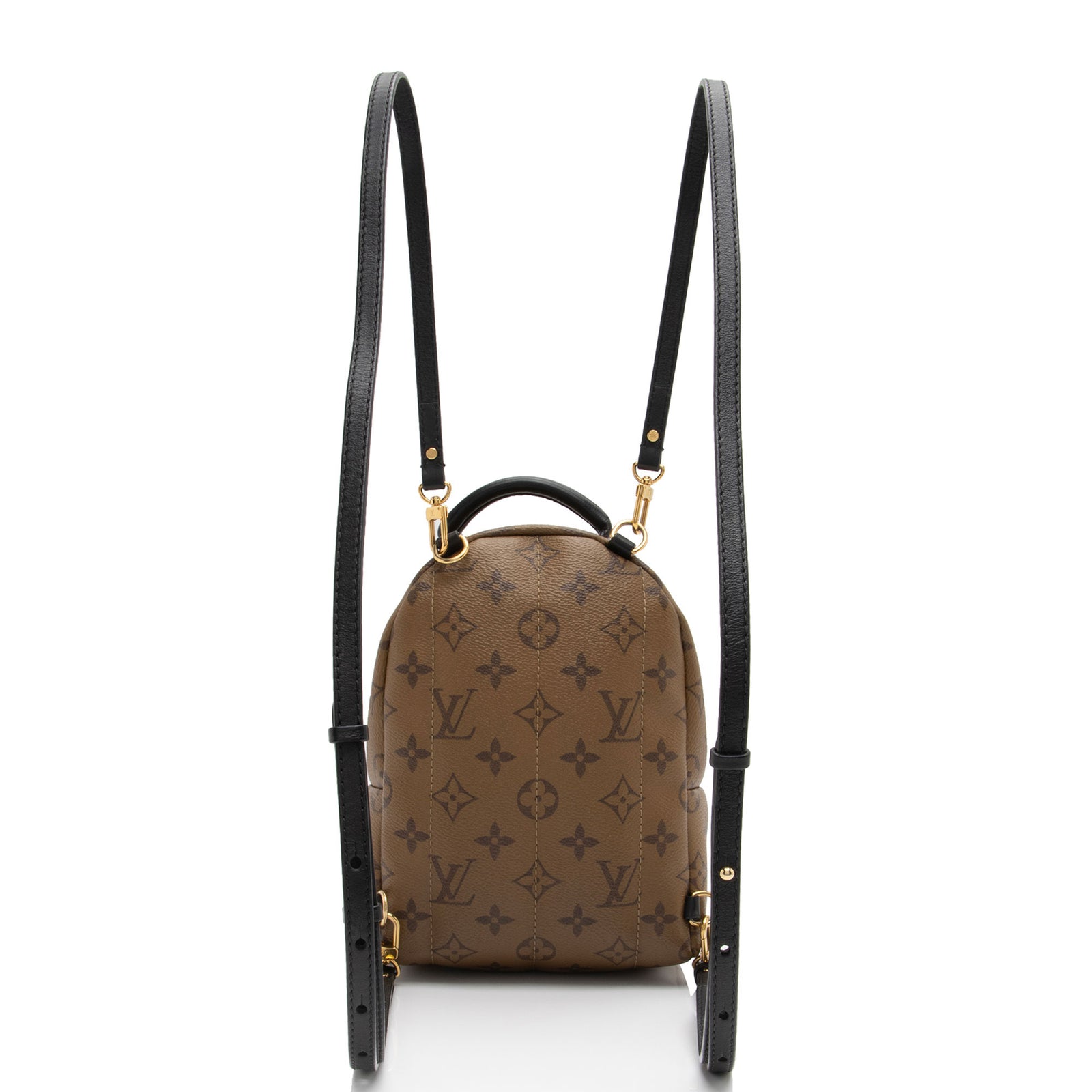 Louis Vuitton Reverse Monogram Canvas Palm Springs Mini Backpack SHF LuxeDH