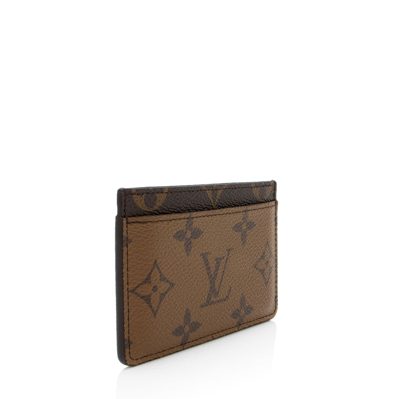 Louis Vuitton Reverse Monogram Card Holder (SHF-9AjPws)