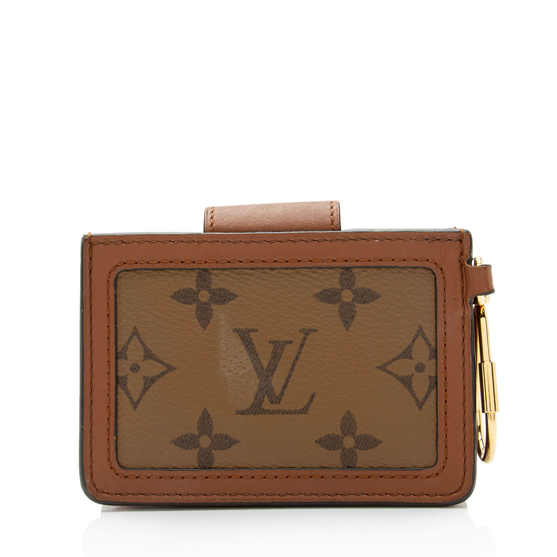 Louis Vuitton Pre-loved Monogram Reverse Card Holder