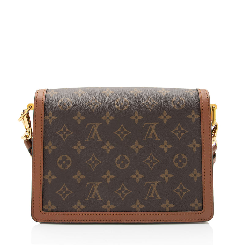 Louis Vuitton Reverse Monogram Dauphine MM Shoulder Bag (SHF-J1x6hG)