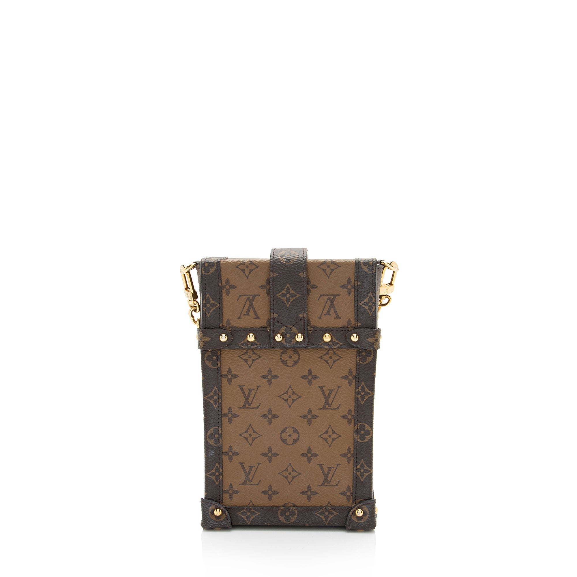 Louis Vuitton Reverse Monogram Pochette Trunk Vertical Shoulder Bag