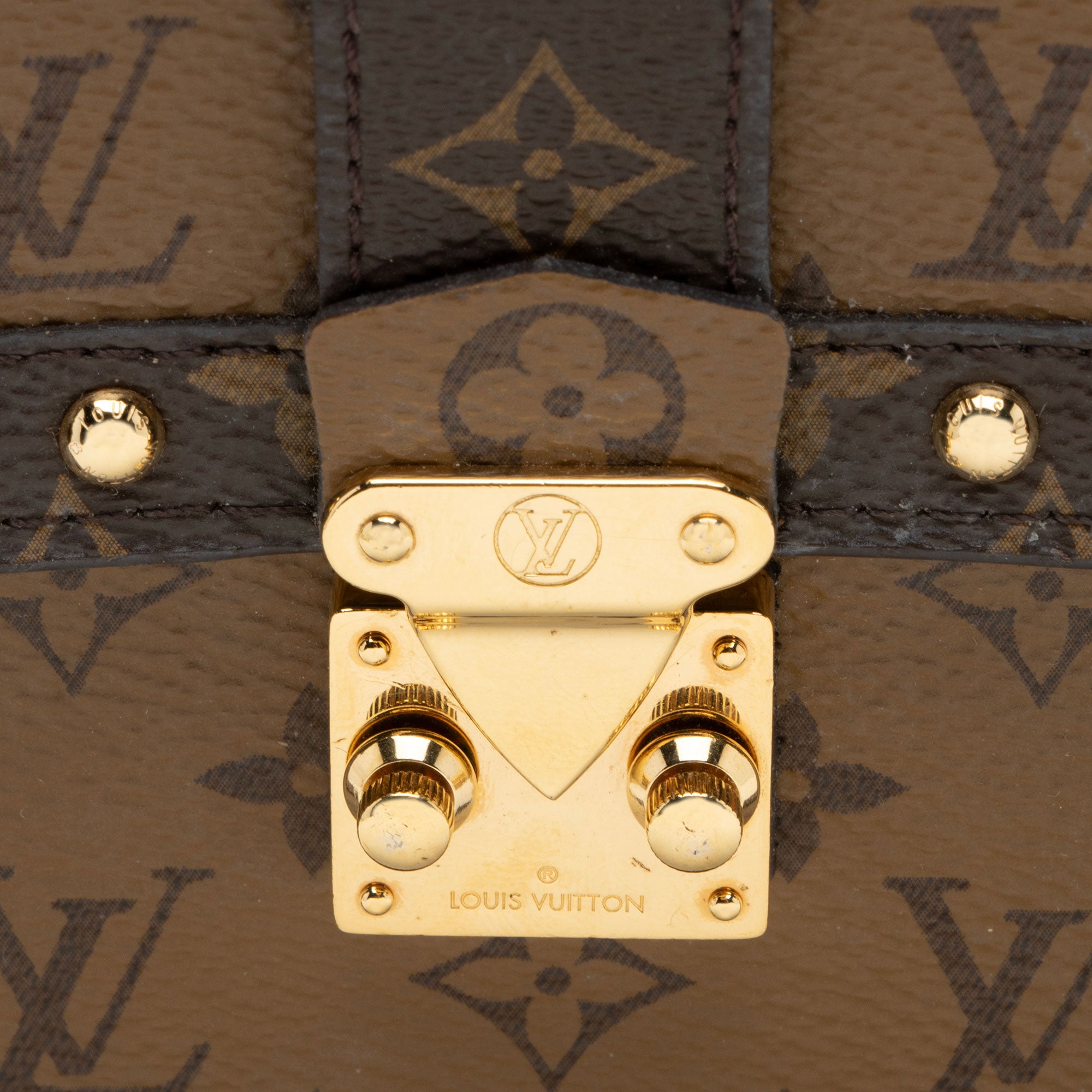 Louis Vuitton Reverse Monogram Pochette Trunk Vertical Shoulder Bag