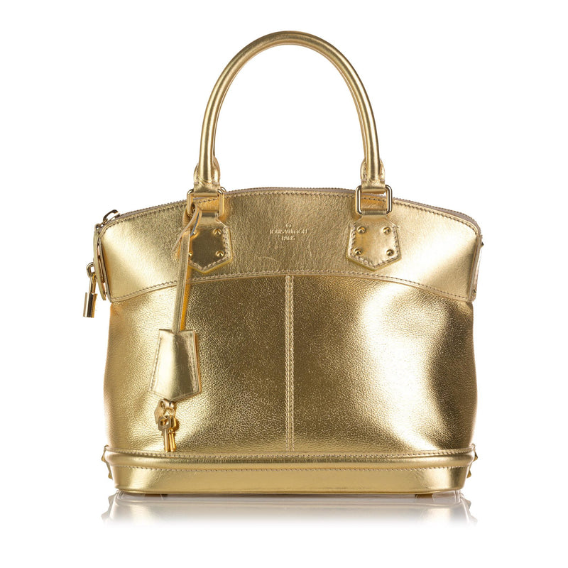 Louis Vuitton 2007 Lockit Tote Bag - Gold